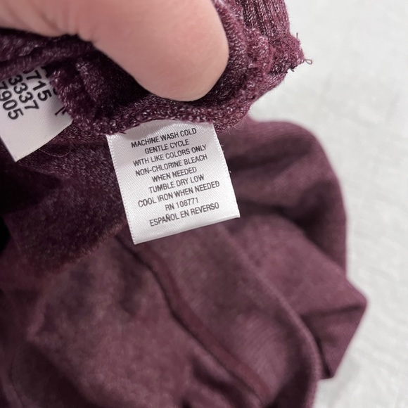 Mens Tasso Elba Sweater Maroon Size Large - Picture 4 of 4